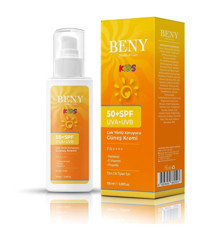 Beny 50 Faktör Tüm Ciltler İçin Nemlendirici Suya Dayanıklı Yüz Güneş Kremi 100 ml