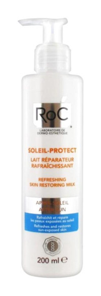 Roc Sun 50 Faktör Tüm Ciltler İçin Leke Karşıtı Nemlendirici Yağsız Suya Dayanıklı Yüz ve Vücut Güneş Kremi 200 ml