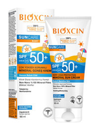 Bioxcin 50 Faktör Hassas Ciltler İçin Nemlendirici Suya Dayanıklı Yüz Güneş Kremi 100 ml