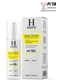 Hoito 50 Faktör Tüm Ciltler İçin Nemlendirici Suya Dayanıklı Yüz Güneş Kremi 50 ml