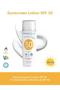 Acqua Perfection 50 Faktör Tüm Ciltler İçin Leke Karşıtı Nemlendirici Yağsız Suya Dayanıklı Yüz ve Vücut Güneş Losyonu 200 ml