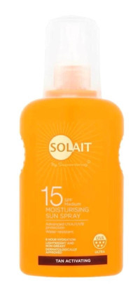 Solait 15 Faktör Tüm Ciltler İçin Nemlendirici Suya Dayanıklı Yüz ve Vücut Güneş Kremi 200 ml