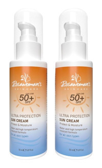 Rosawomans 50 Faktör Tüm Ciltler İçin Nemlendirici Suya Dayanıklı Yüz Güneş Kremi 2x50 ml