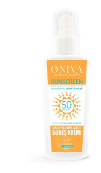 Oniva Anti Aging 50 Faktör Tüm Ciltler İçin Leke Karşıtı Nemlendirici Yaşlanma Karşıtı Yağsız Suya Dayanıklı Yüz ve Vücut Güneş Kremi 125 ml
