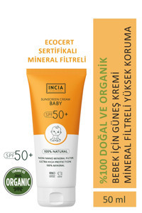 Incia 50 Faktör Tüm Ciltler İçin Leke Karşıtı Nemlendirici Suya Dayanıklı Yüz Güneş Kremi 50 ml
