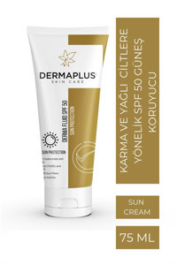 Dermaplus Md Derma Fluid 50 Faktör Tüm Ciltler İçin Leke Karşıtı Nemlendirici Yağsız Suya Dayanıklı Yüz ve Vücut Güneş Kremi 75 ml
