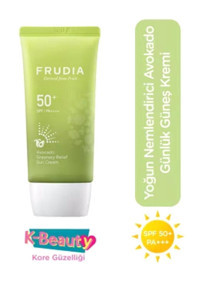 Frudia Avocado Greenery Relief 50 Faktör Tüm Ciltler İçin Nemlendirici Suya Dayanıklı Yüz Güneş Kremi 50 ml