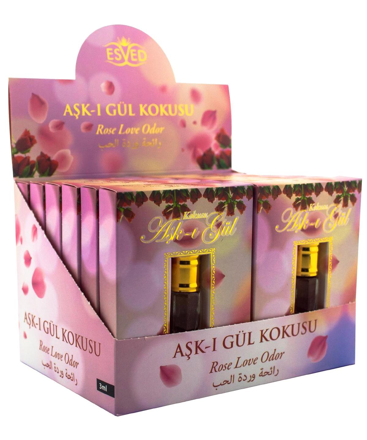 Esved Aşk-ı Gül Kadın Parfüm 12x3 ml
