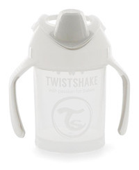 Twistshake Akıtmaz Kulplu 4+ Ay 230 ml Alıştırma Bardağı Beyaz