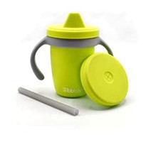 Bblüv Pipetli Kulplu 240 ml Alıştırma Bardağı Neon Yeşil