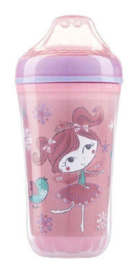 Neavita Kulpsuz 200ml Alıştırma Bardağı Pembe