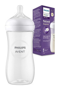 Philips Natural Response Kulpsuz 3+ Ay 330 ml Alıştırma Bardağı Beyaz Şeffaf
