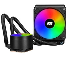 Power Boost Noble 120 Sessiz 4 Pin 1 Fanlı Sıvı Soğutmalı RGB Masaüstü İşlemci Soğutucu