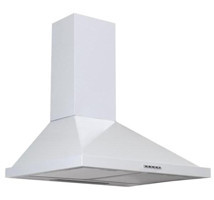 Eminçelik 14201 400 m3/h 60 cm Metal Karbon Filtreli Bacalı Duvar Tipi Damlumbaz Beyaz