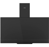 Vestel AD-93320 S 640 m3/h 90 cm Cam Karbon Filtreli Bacalı Duvar Tipi Damlumbaz Siyah
