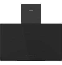 Vestel AD-63340 S 420 m3/h 60 cm Cam Karbon Filtreli Bacalı Duvar Tipi Damlumbaz Siyah