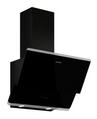 Silverline 3490 Oslo 131 W 418 m3/h 89.6 cm Cam Karbon Filtreli Bacalı Duvar Tipi Damlumbaz Siyah