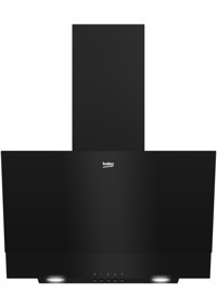 Beko BDE 6050 S 400 m3/h 60 cm Cam Karbon Filtreli Bacasız Duvar Tipi Damlumbaz Siyah