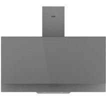 Vestel AD-93320 G 640 m3/h 90 cm Cam Karbon Filtreli Bacalı Duvar Tipi Damlumbaz Gri