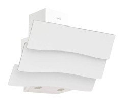 Ferre D024 100 W 650 m3/h 595 mm Cam Karbon Filtreli Bacalı Duvar Tipi Damlumbaz Beyaz