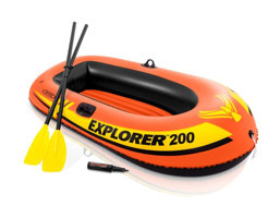 Intex Explorer 200 1.85 m 2 Kişilik Şişme Bot Turuncu