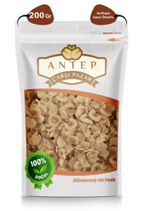 Antep Çarşı Pazar Dilimlenmiş File Fındık İçi 200 gr