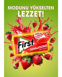 First Sensations Çilekli Karamelli Sakız 12'li 12 Adet