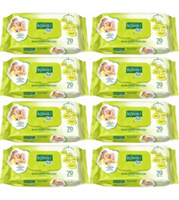 Komili Soft 70 Yaprak 8'li Paket Islak Mendil