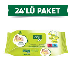 Komili Soft 70 Yaprak 24'lü Paket Islak Mendil