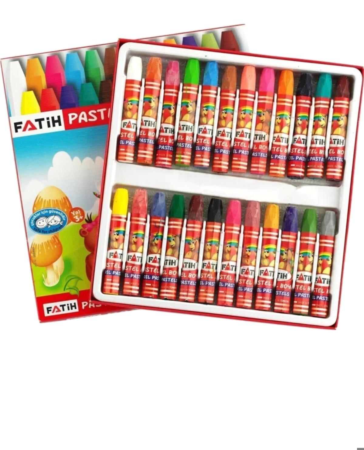 Fatih 24'lü Yağlı Pastel Boya Seti
