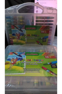 Alpino Çantalı 24'lü Yağlı Pastel Boya Seti