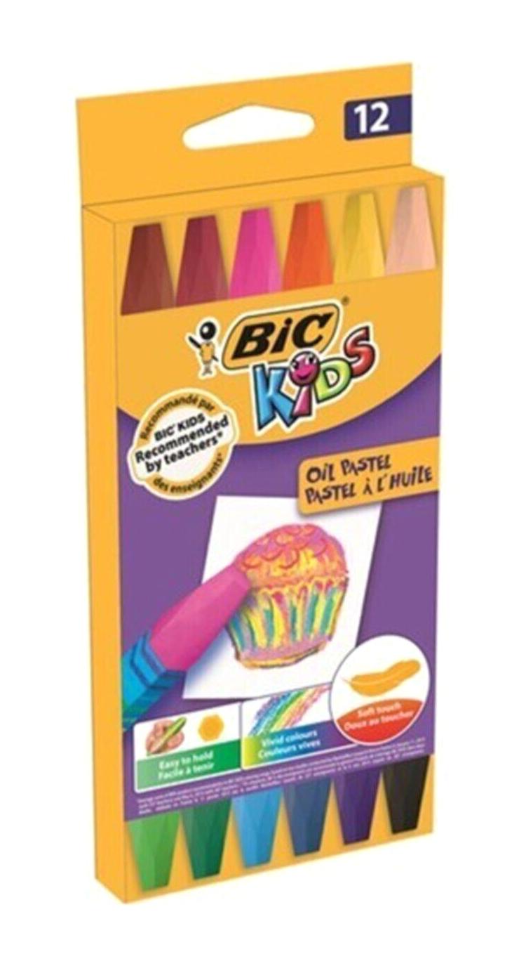 Bic Kids 12'li Yağlı Pastel Boya Seti