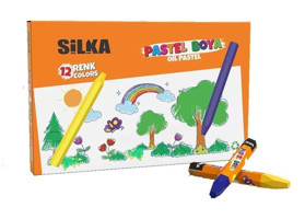 Silka 12'li Yağlı Pastel Boya Seti