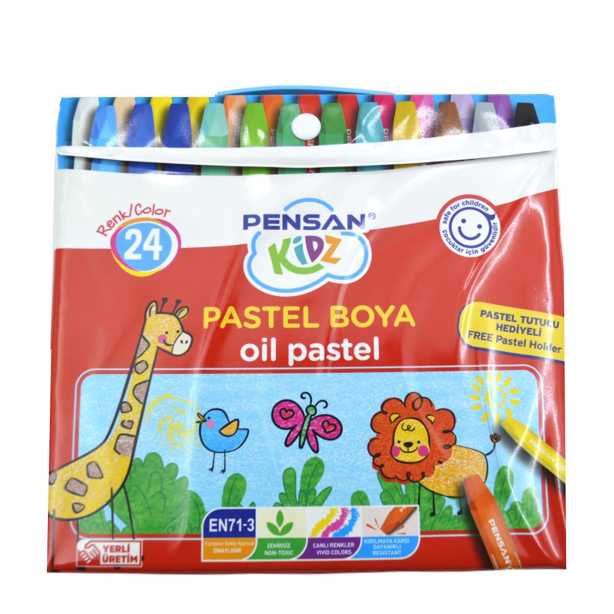 Pensan 24'lü Yağlı Pastel Boya Seti