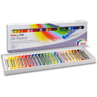 Pentel 25'li Yağlı Pastel Boya Seti