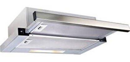Hibsan 8062 Bacalı Sürgülü Tek Motorlu İnox 60 cm Aspiratör