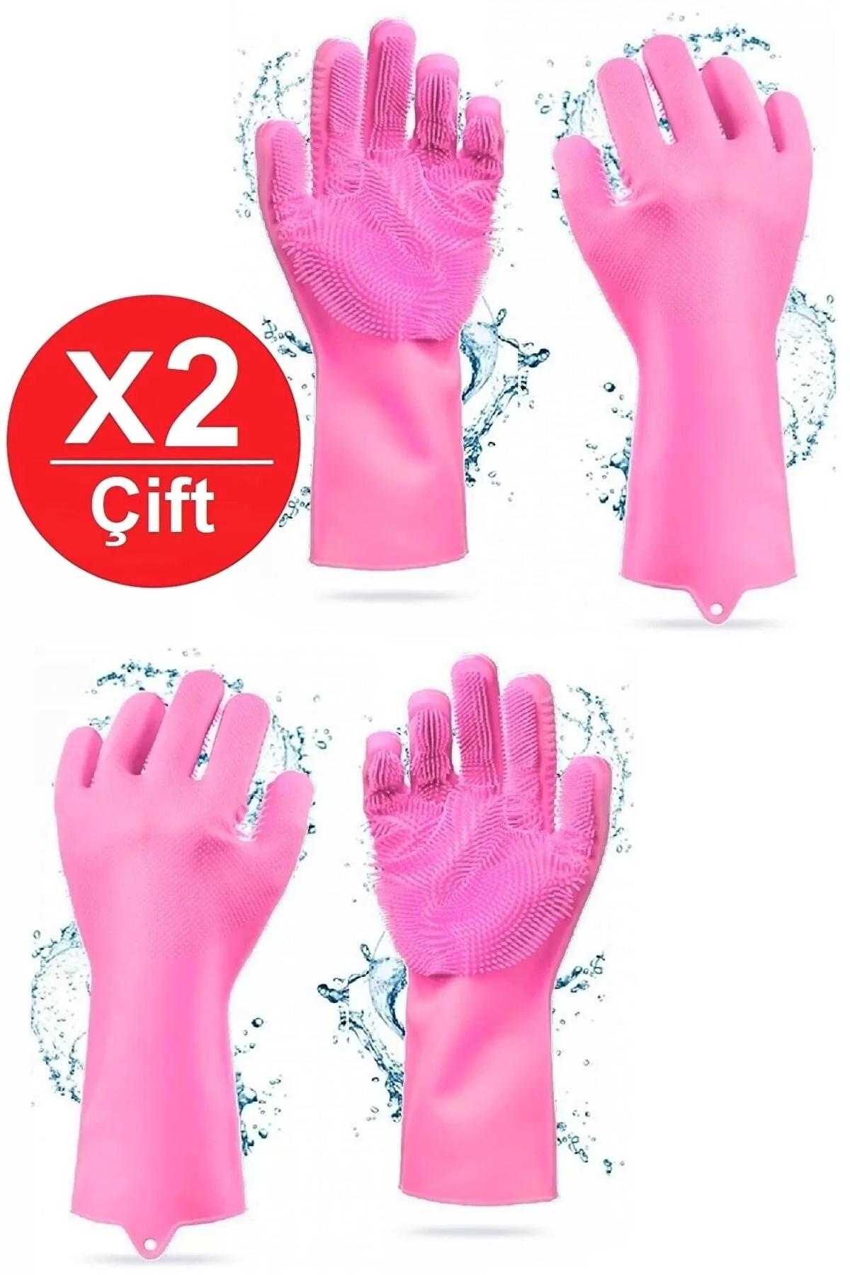 Magic Tırtıklı One Size Temizlik Eldiveni 2 Çift