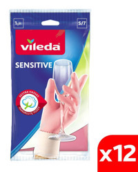 Vileda Sensitive Small Temizlik Eldiveni 12 Paket