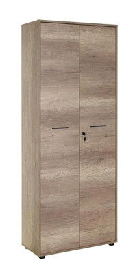 Adore Mobilya 2 Bölmeli 5 Raflı Suntalam 187 cm Ceviz Kitaplık