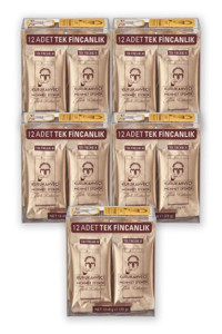 Kurukahveci Mehmet Efendi Sade Orta Kavrulmuş Türk Kahvesi 5x12x6 gr