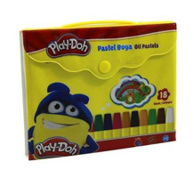Play-Doh Pa006 18 Renk Çantalı Pastel Boya