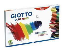 Giotto Olio Yağlı Pastel 48'li Kutu Pastel Boya