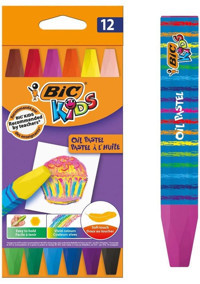 Bic Kids Yağlı 12 Kutu Pastel Boya