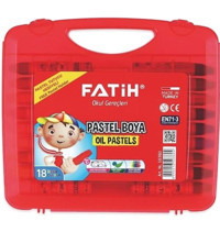 Fatıh 18 Renk Kıng Sıze Çantalı Pastel Boya