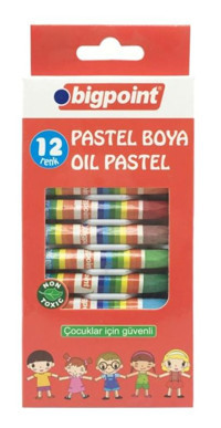 Bigpoint 12'li Yağlı Seti Pastel Boya