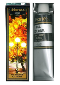 Maries Yağlı Boya 170 Ml Lamp Black Lamba Siyahı Pastel Boya