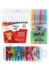 Pensan Keçeli Seti Pastel Boya