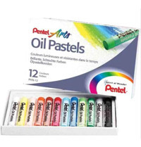 Pentel Arts Oil Pastels 12 Renk Yağlı Seti Pastel Boya