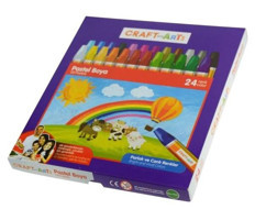 Craft And Arts 24'lü Parlak ve Canlı Pastel Boya