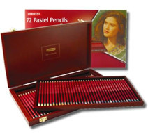 Derwent 72'li Ahşap Kutu Pastel Boya